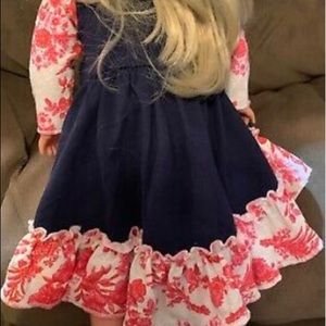 Lilli Lovebird dress for girls & Doll size 6
